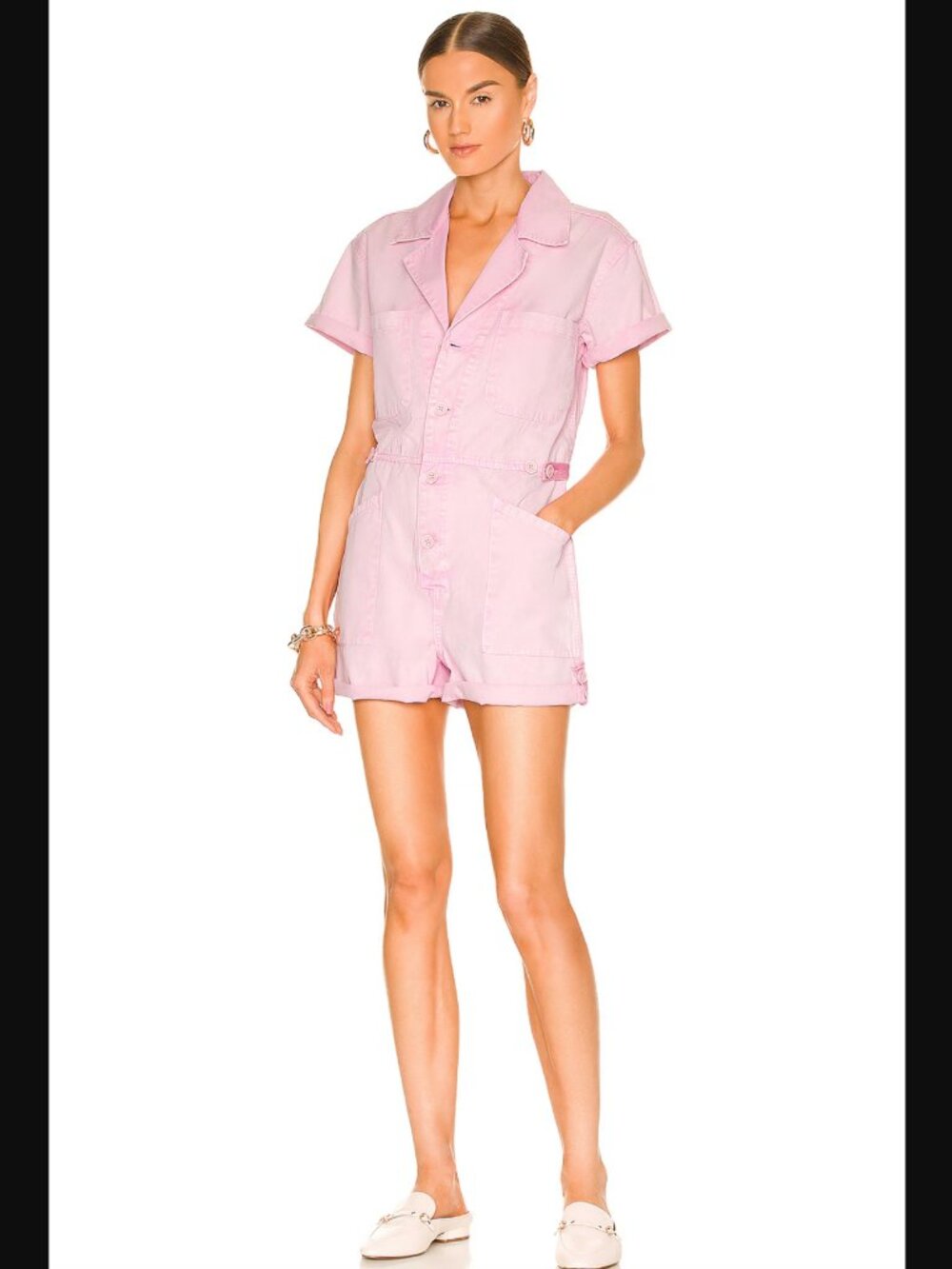Pistola Parker Short Sleeve Romper Aurora Pink Acid Sz. S